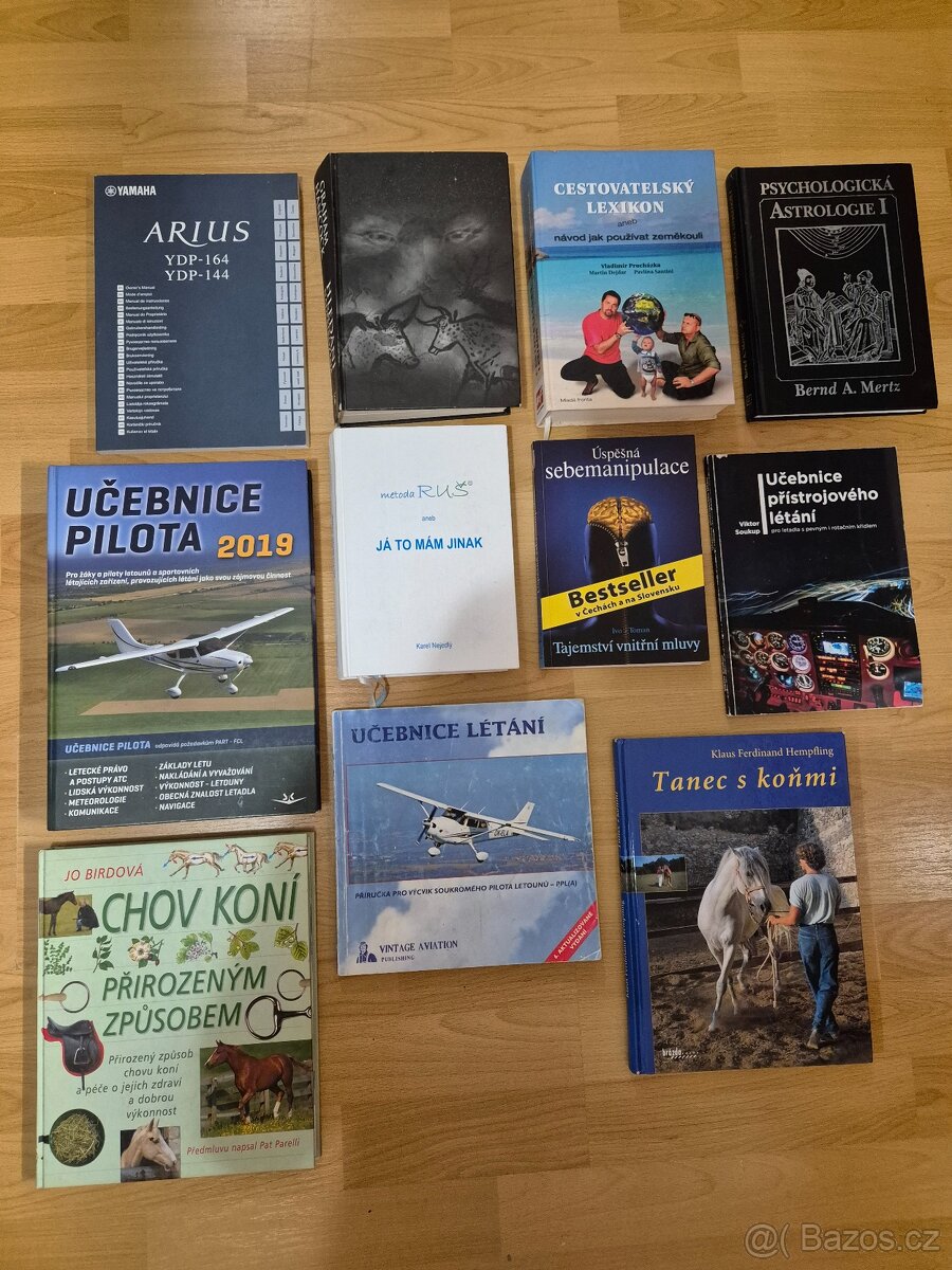 Knihy o koních, o létání, osobní rozvoj a psychologie - 2