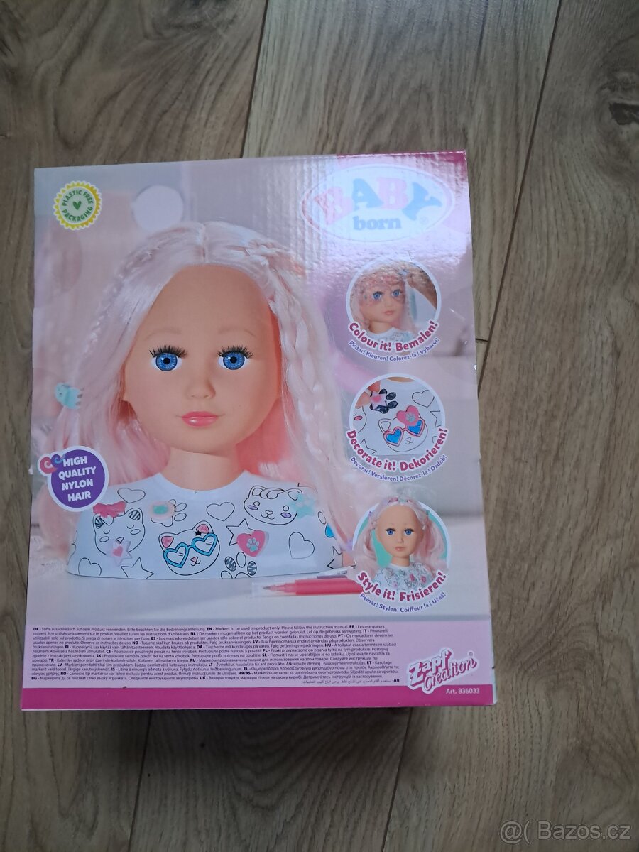 Česaci hlava Baby born. - 2