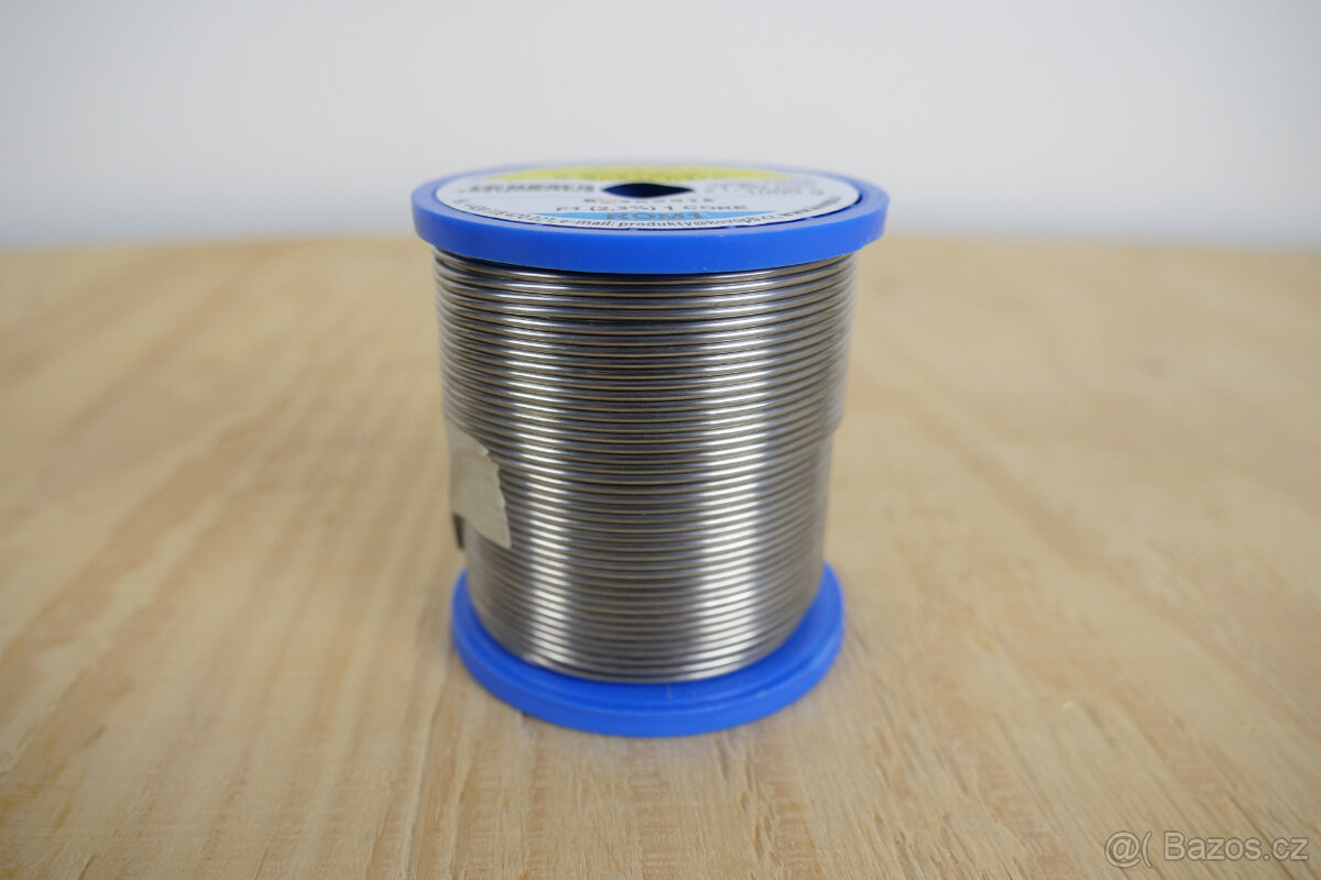 Trubičkový cín SN63PB37, průměr 1.5mm 1kg - 2