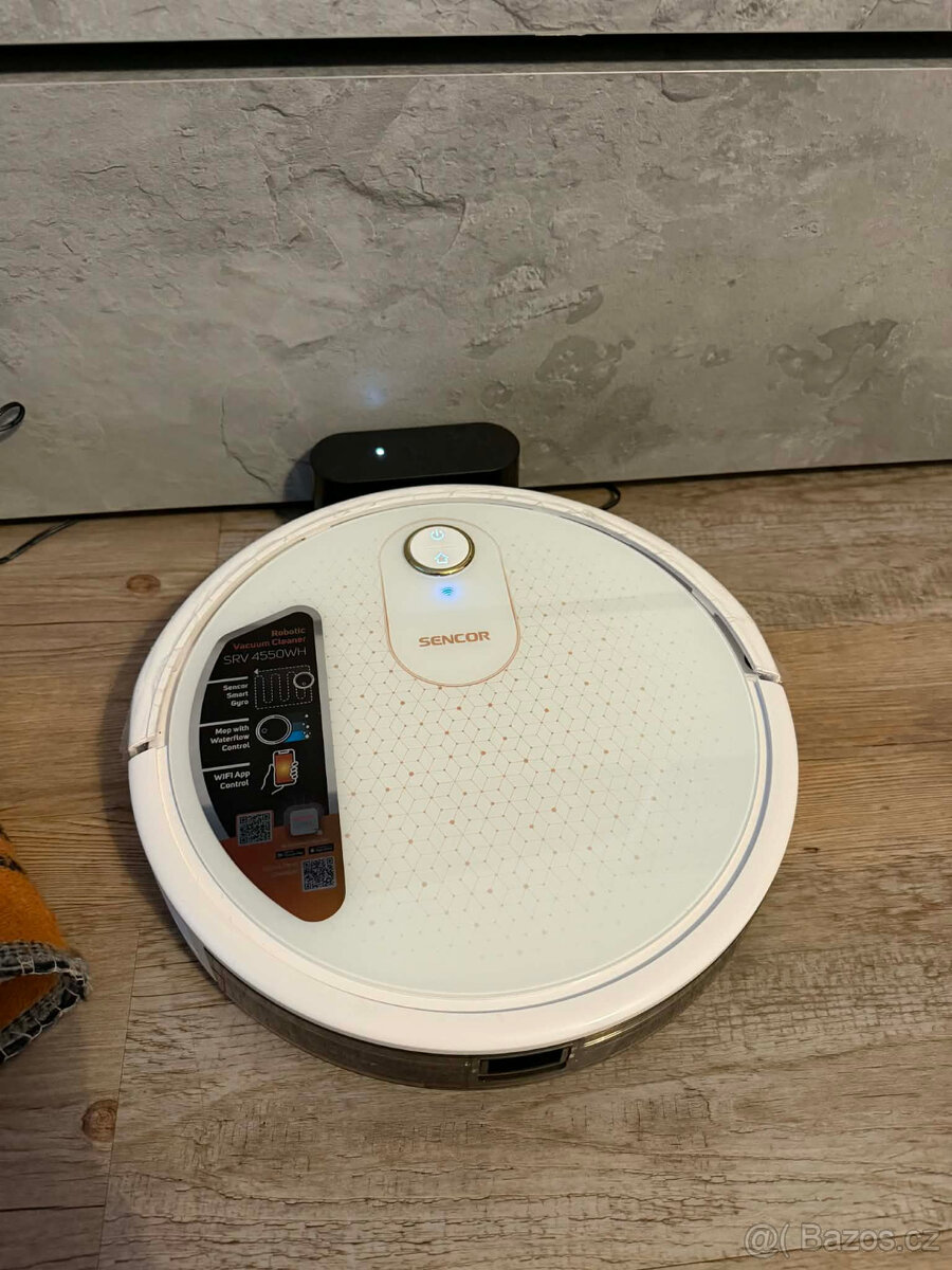 Prodám nový robotický vysavač Sencor SRV 4550WH - 2