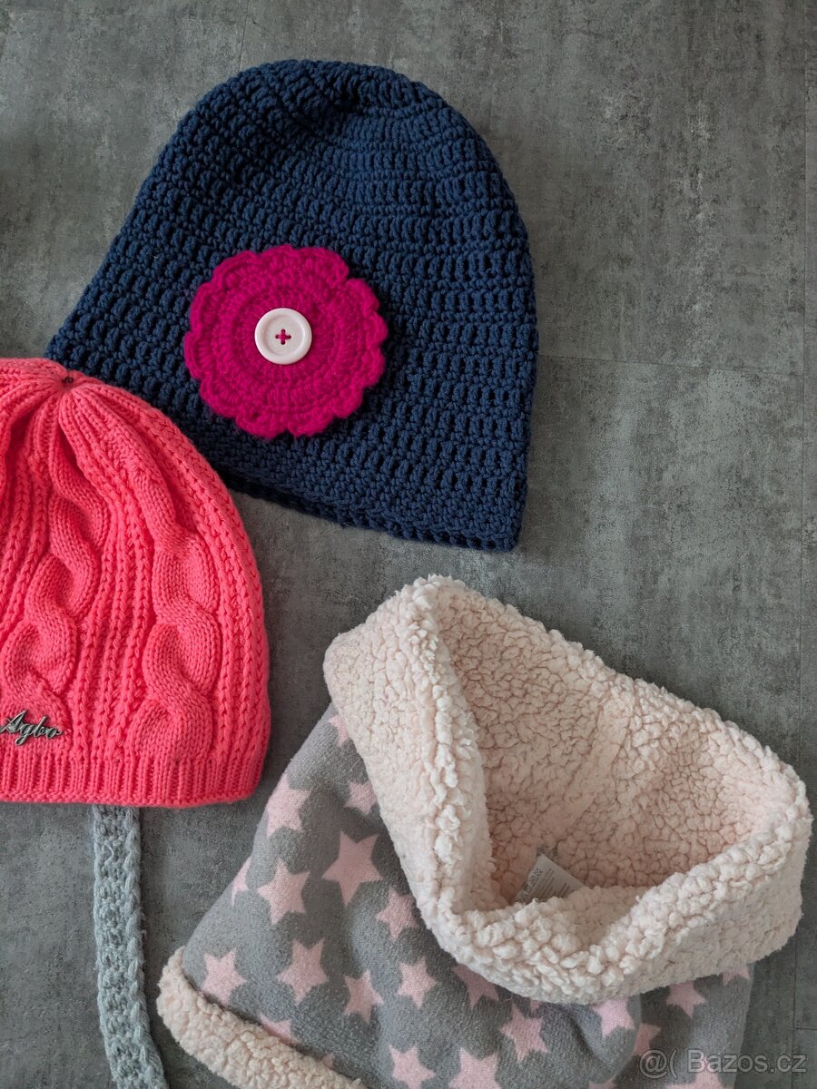 Čepice, nákrčník 10/12 let - 2