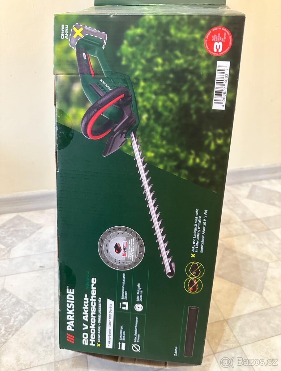 Aku nůžky na živý plot Parkside 20V - 2