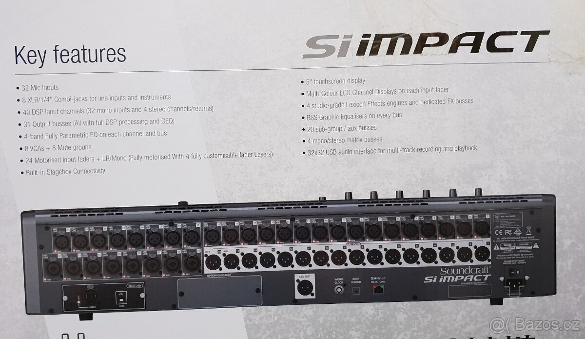 SOUNDCRAFT Si Impact, digit mixpult + orig case THON, - 2