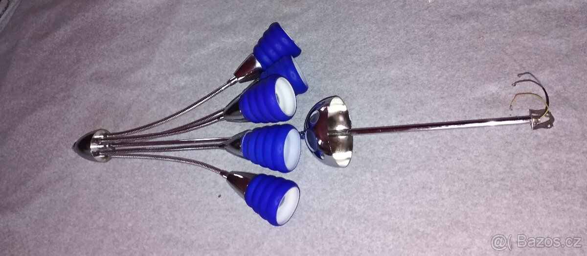 Lustr - 5x ramena, ohebná - 2