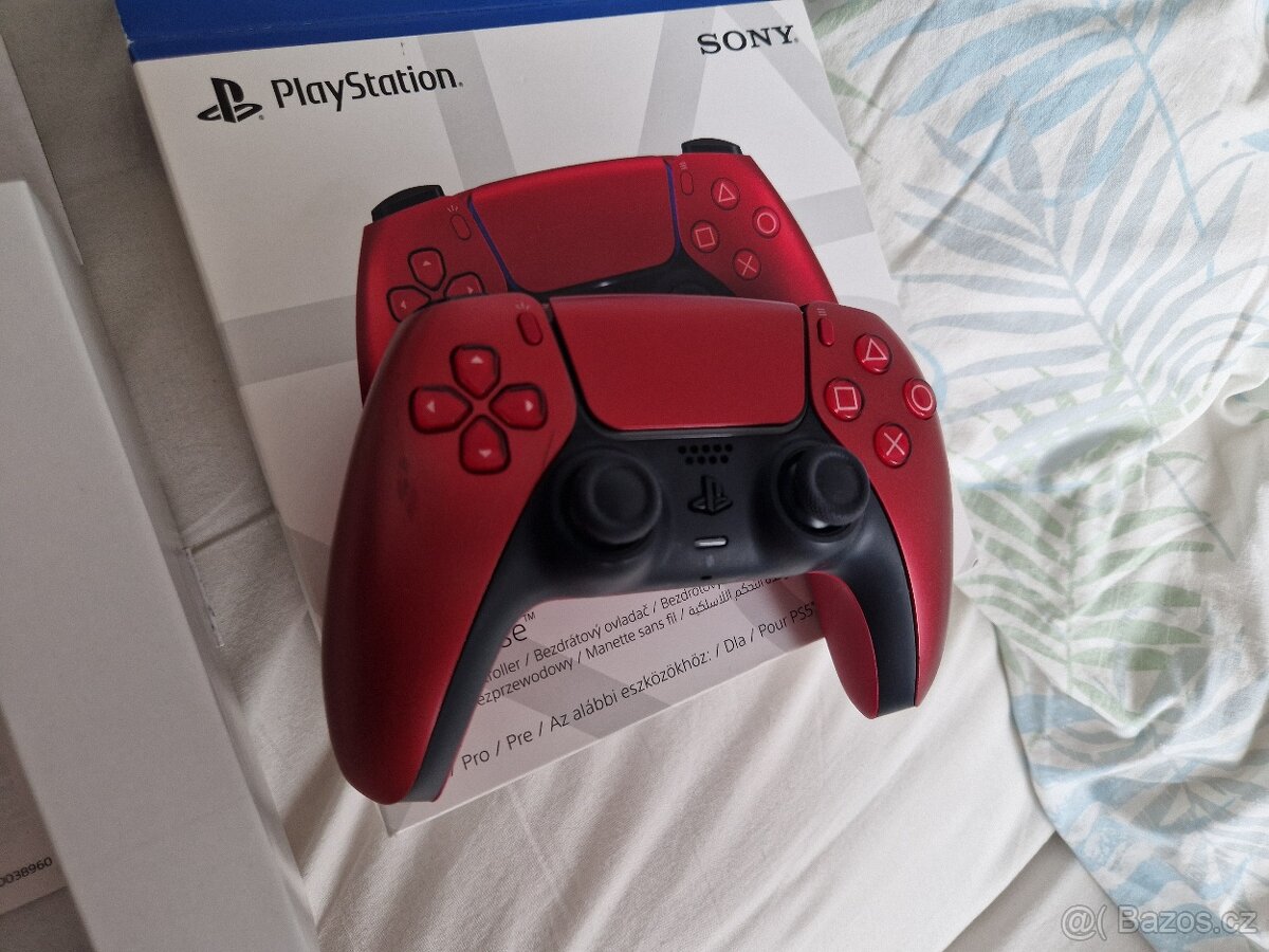 Ps5 ovladač dualsense Volcanic Red - 2