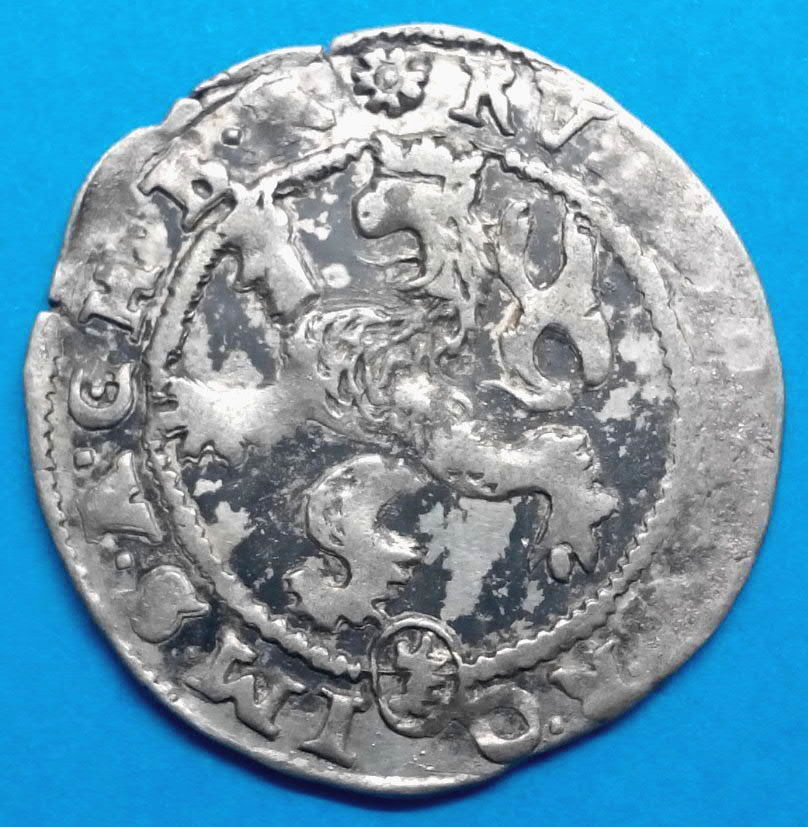 Stříbrná mince Čechy císař Rudolf II. + ZAMLUVENO + - 2