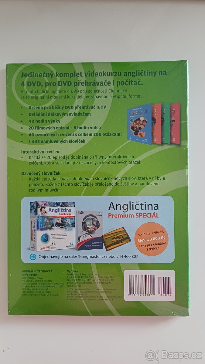 Angličtina extra DVD 4 ks - nepoužívané - 2