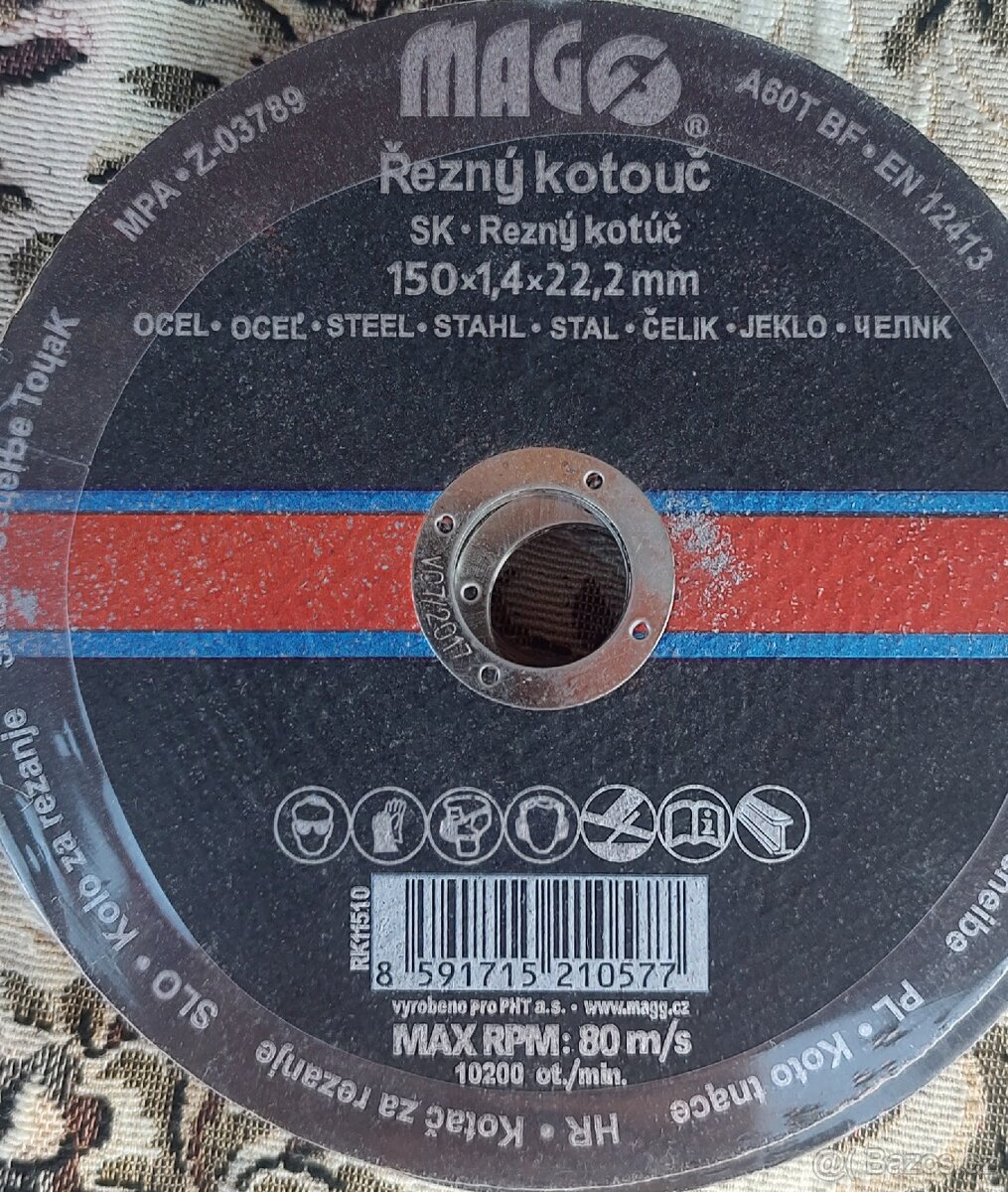Řezné kotouče 150/1.4 - 2