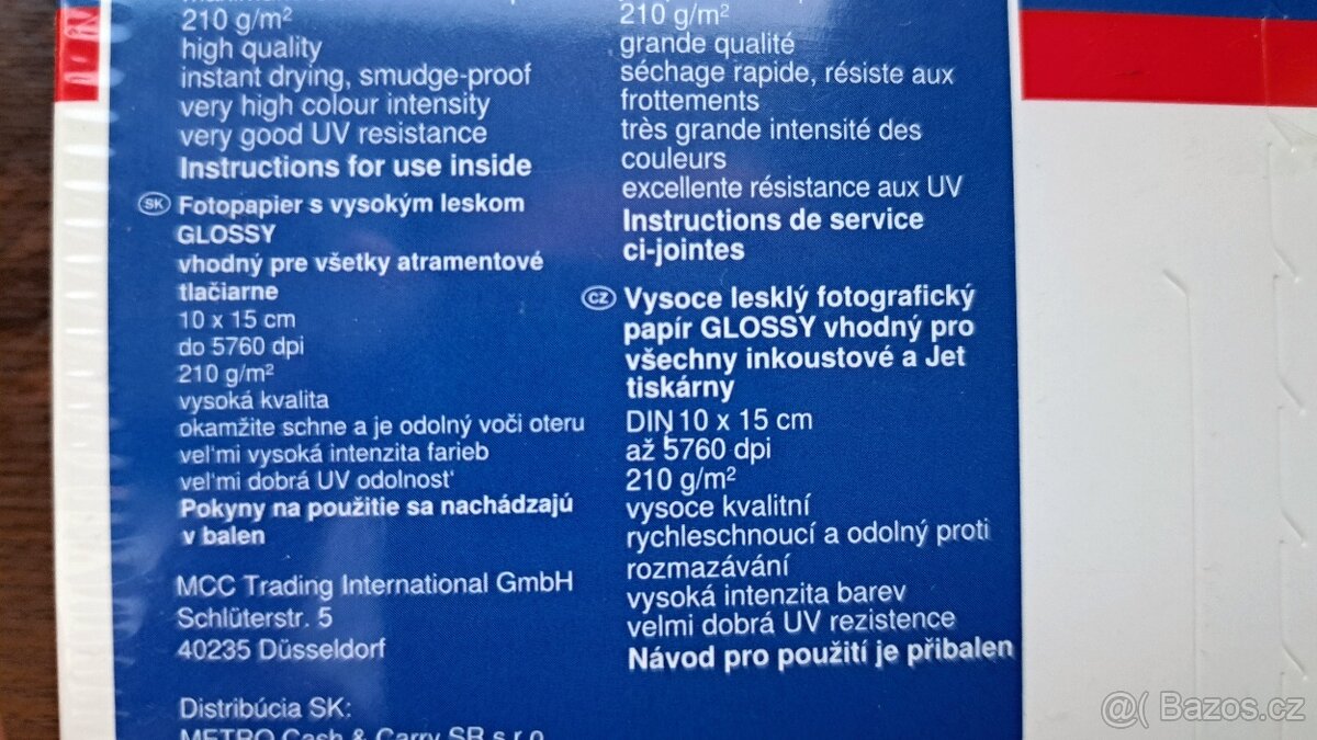 ARO Fotopapír 10x15cm - 2x50 listů - 2