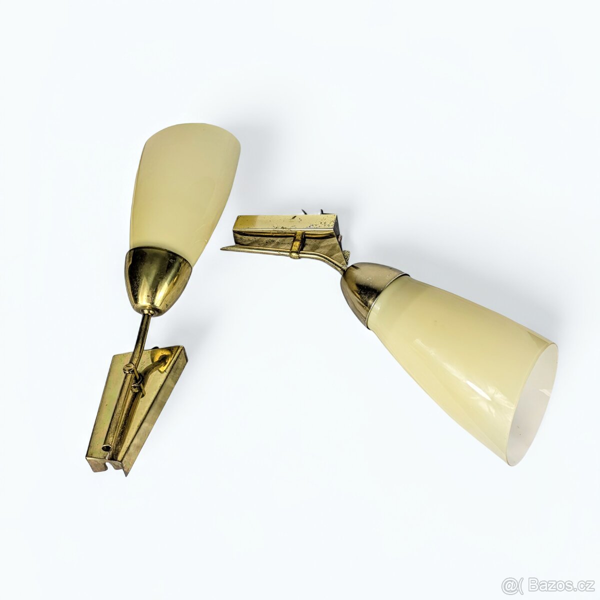 Retro nástěnná lampička Kamenický Šenov - 2