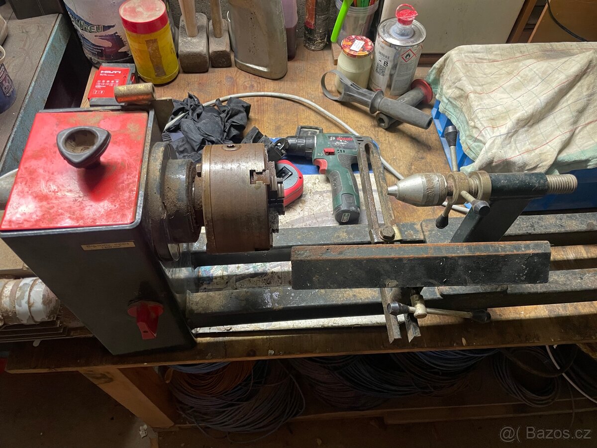 Soustruh na dřevo, československá kvalitní konstrukce - 2