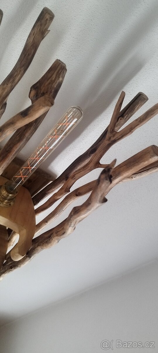 Luster z naplaveného dreva - 2