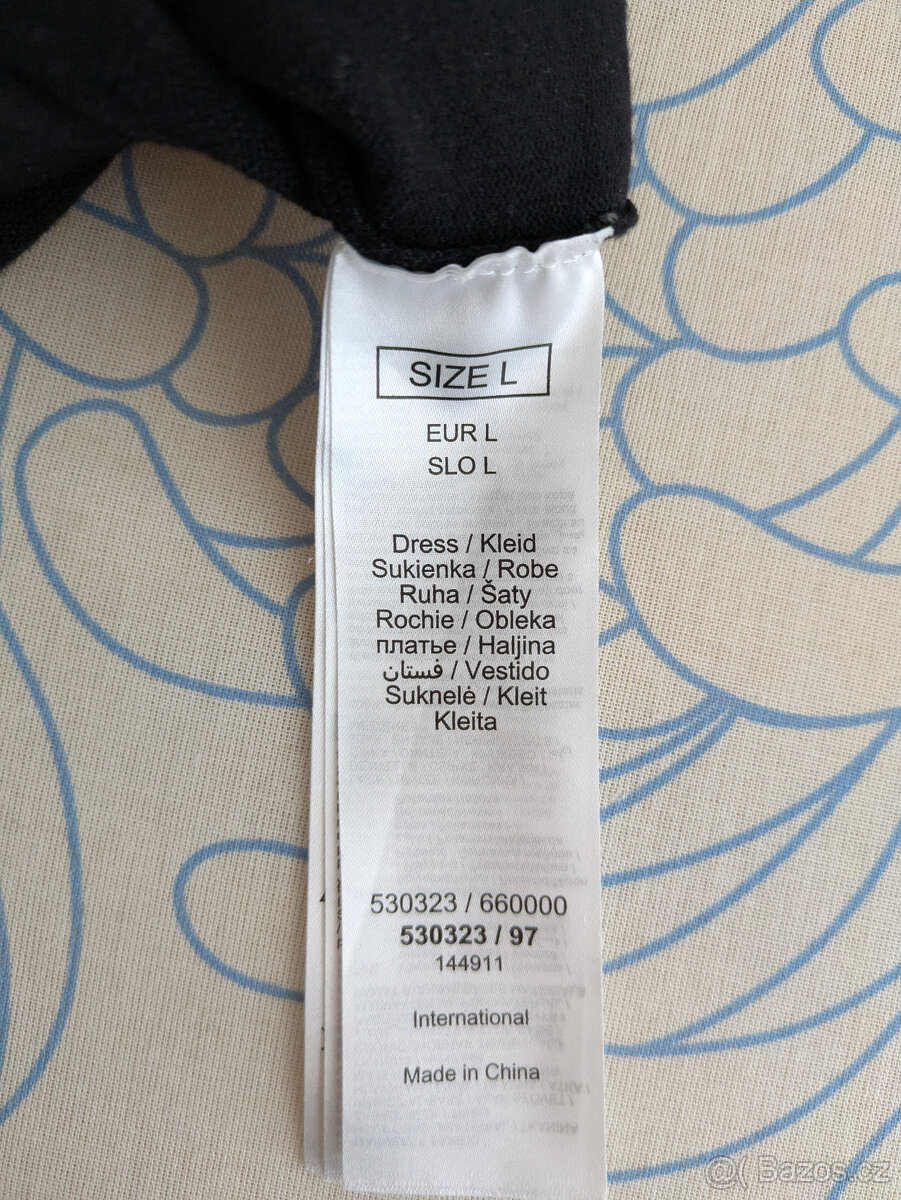 Černé úpletové šaty Orsay, vel. L - 2