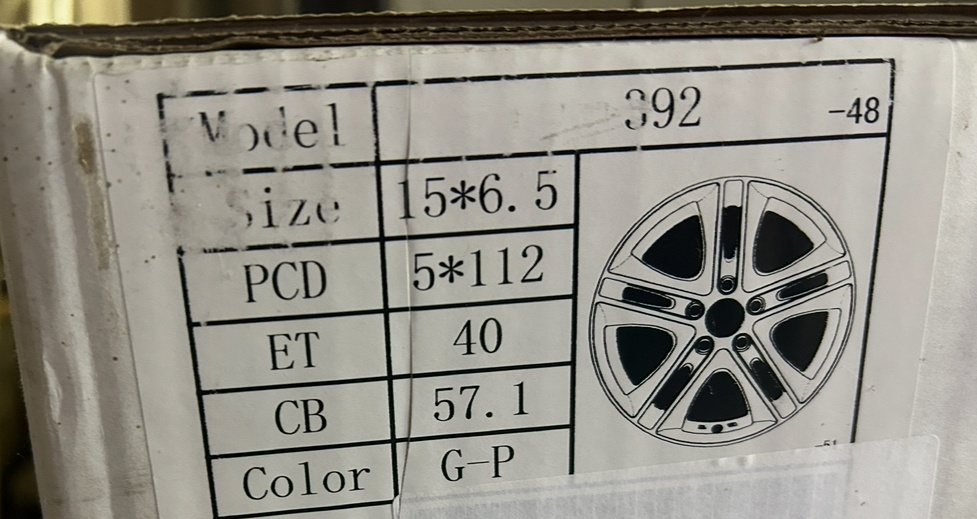 Nová ALU kola ULTIMATE 392 antracit, 5x112x57,1 ET40, 15" - 2