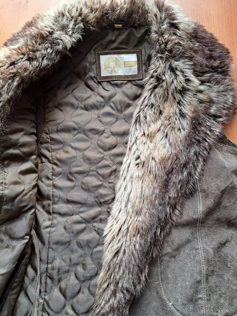 Dámská kožešinová vesta zn. Kara, vel. 40 - 2