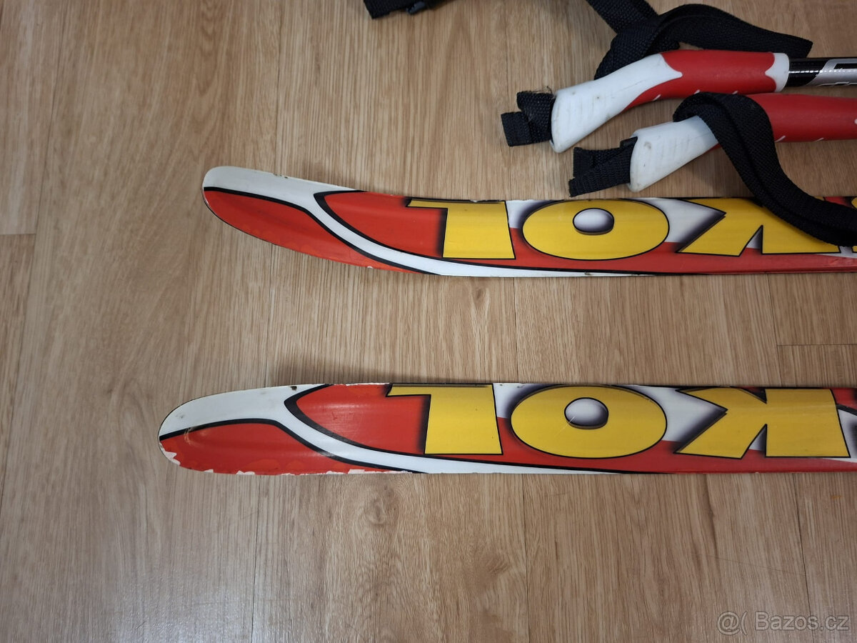 Dětské běžky skol dl. 120cm SET - 2