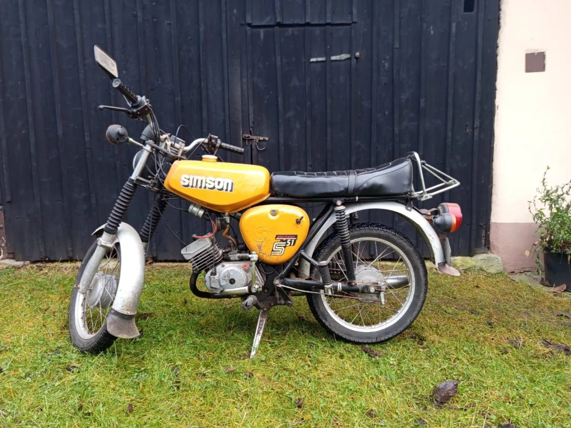 Simson S51 Electronic – 4 rychlosti, původní stav s TP - 2