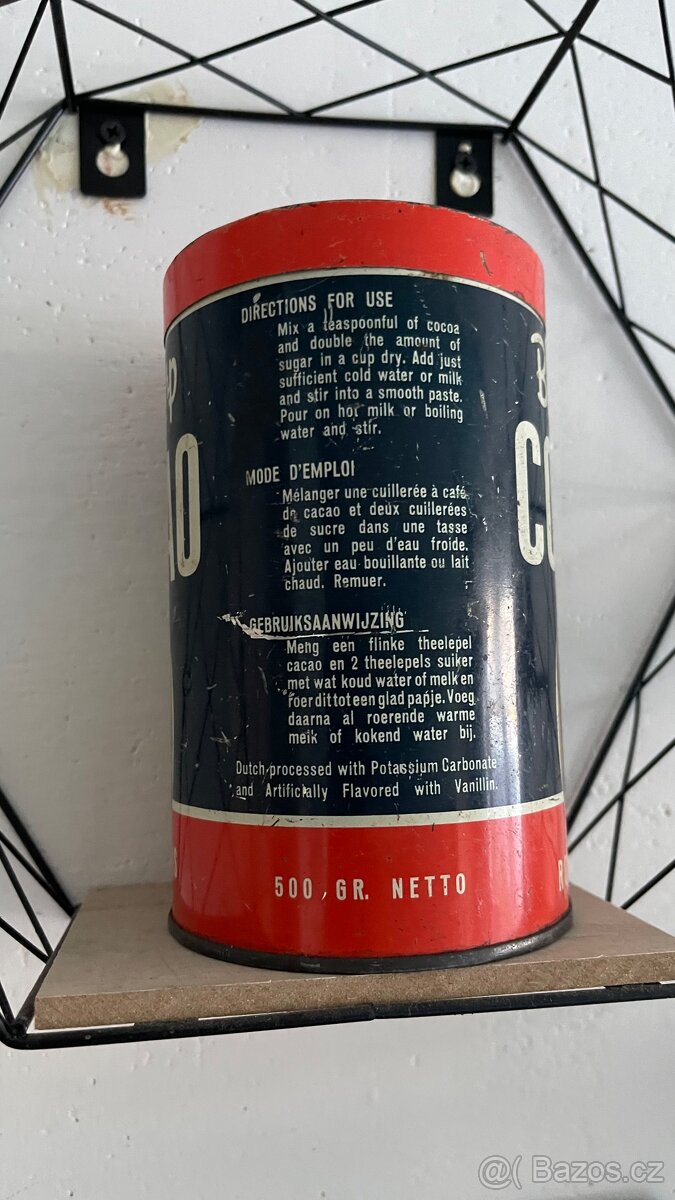 Potravinová dóza holandské kakao Bensdorp - 2