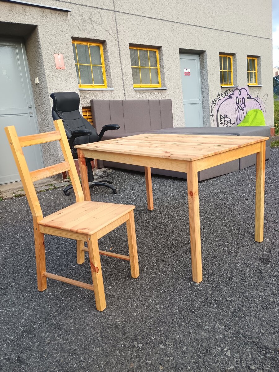 Stůl a 3 židle Ikea - 2