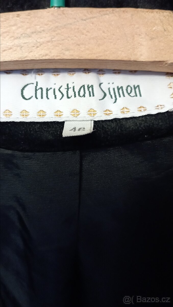 Dámské sametové sako, velice příjemné - 2