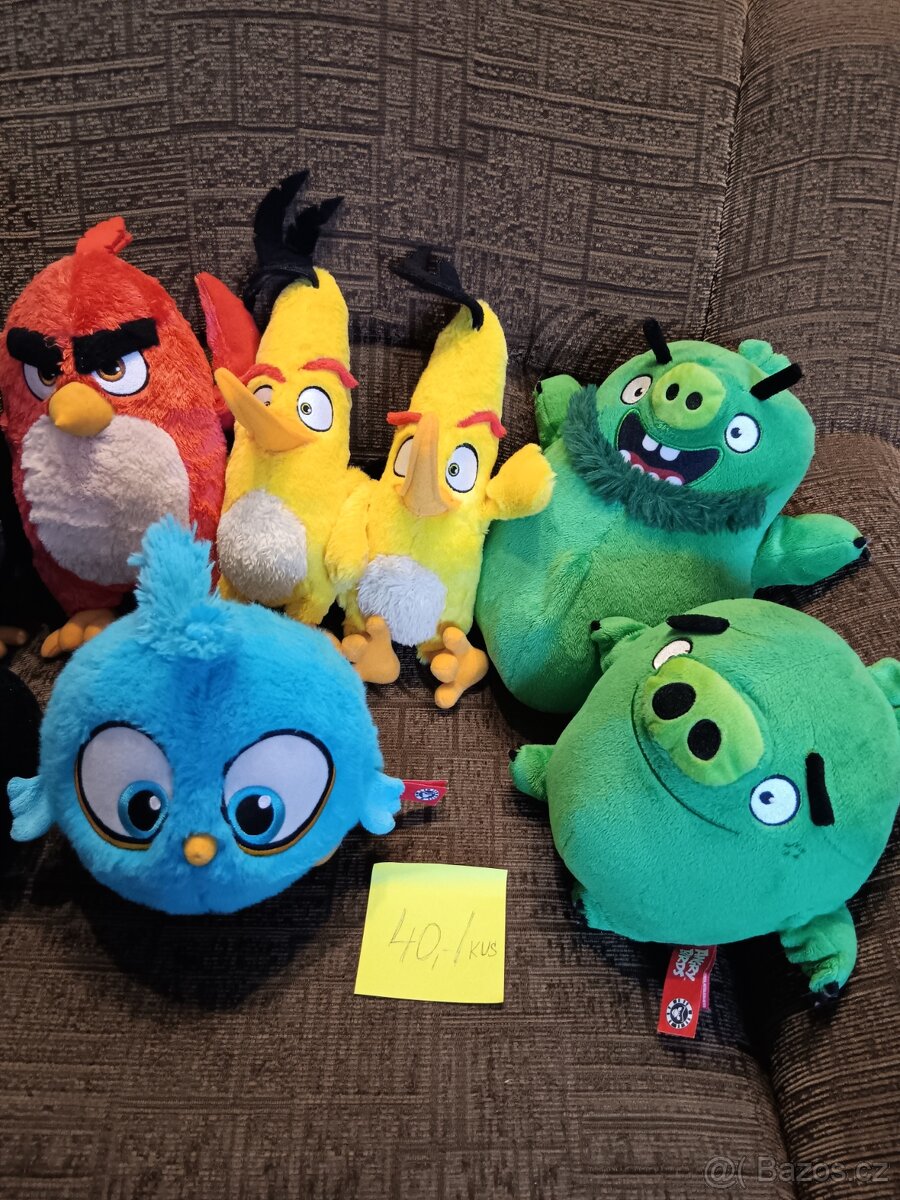 Plyšák více druhů, cena za kus - 2