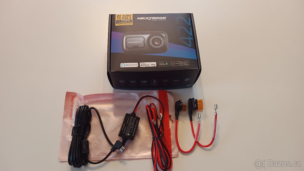 Kamera do auta Nextbase Dash Cam 422GW + SD + kit - 2