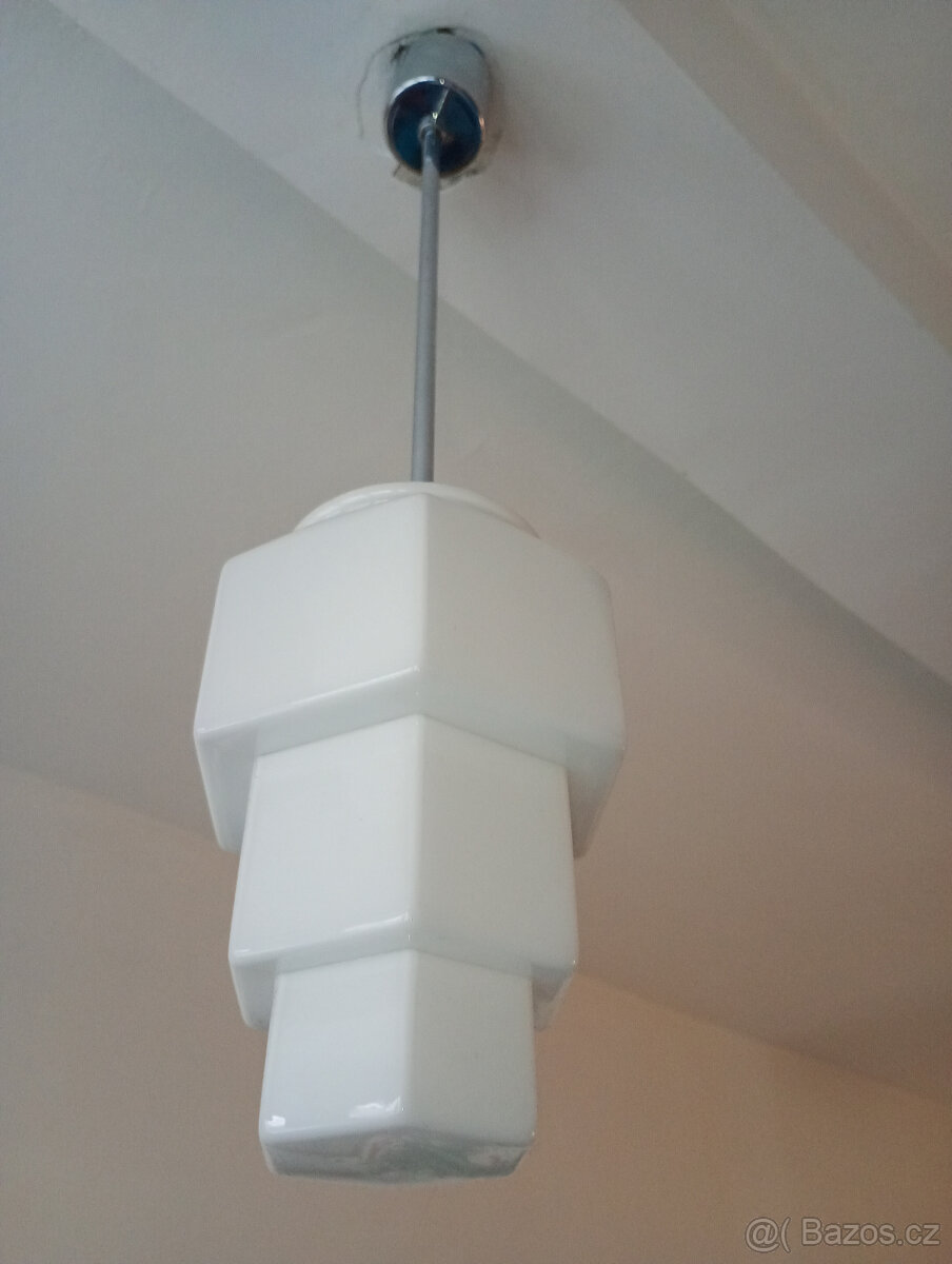 Lustr Skyscraper Art Deco ,Brutalismus,RETRO,3ks - 2