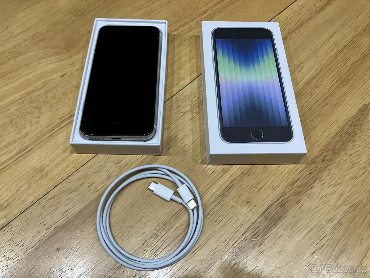 iPhone SE3 model 2022 TOP STAV v záruce - 2