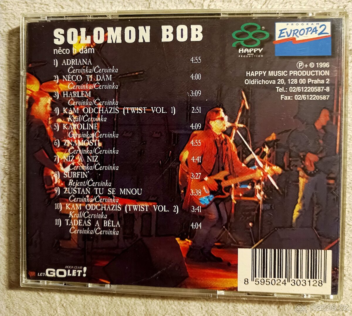 Prodám CD raritu české kapely SOLOMON BOB - 2