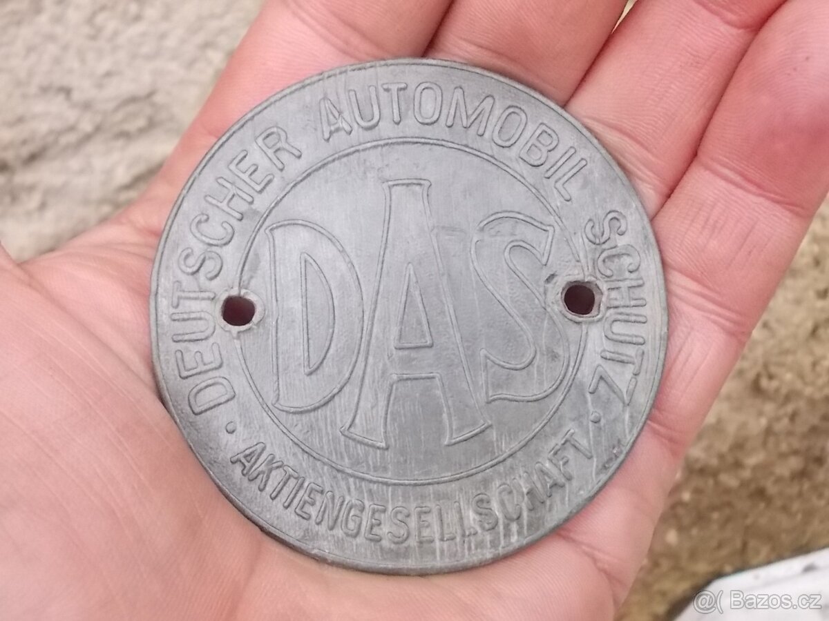 ŠTÍTEK ZNAČKA - AUTO VETERÁN DAS AUTO NĚMECKO - 2
