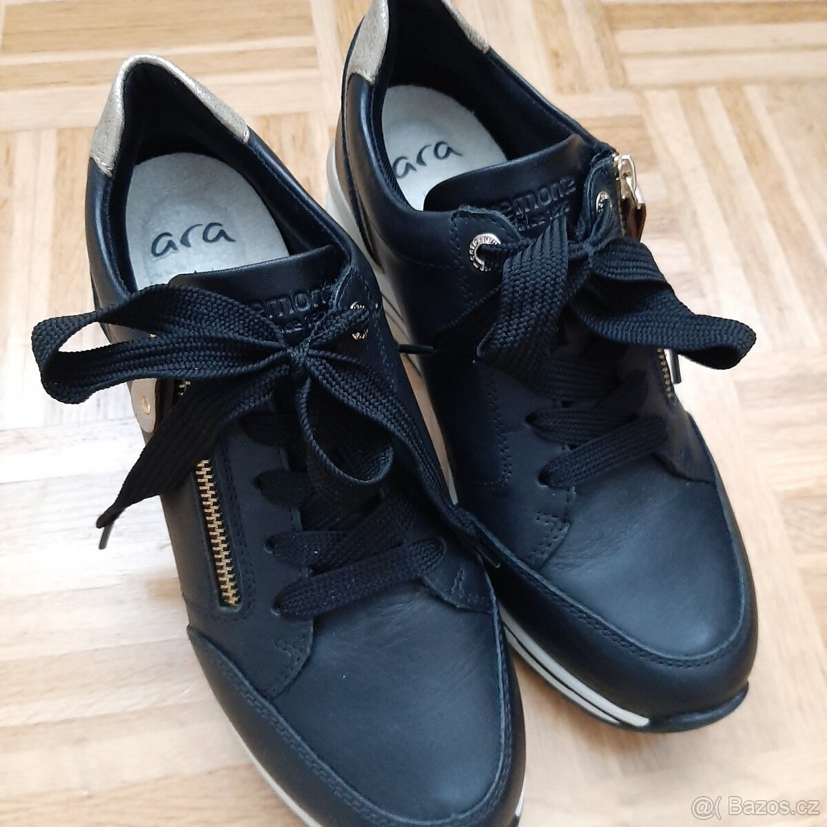 Ara-Sapporo High Soft kožené černá barva - 2