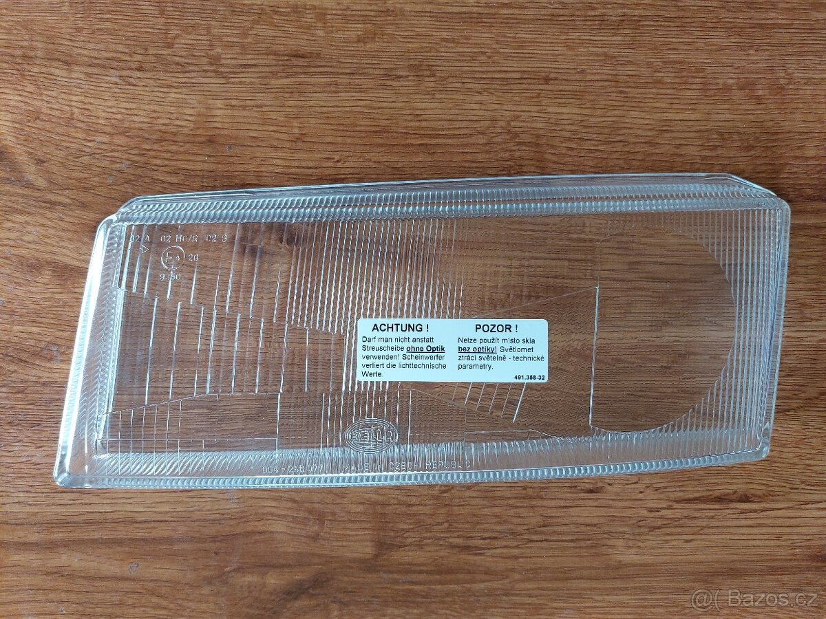 Sklo před. světl. Škoda 105/120,Fav.,Felicia,Octavia - 2