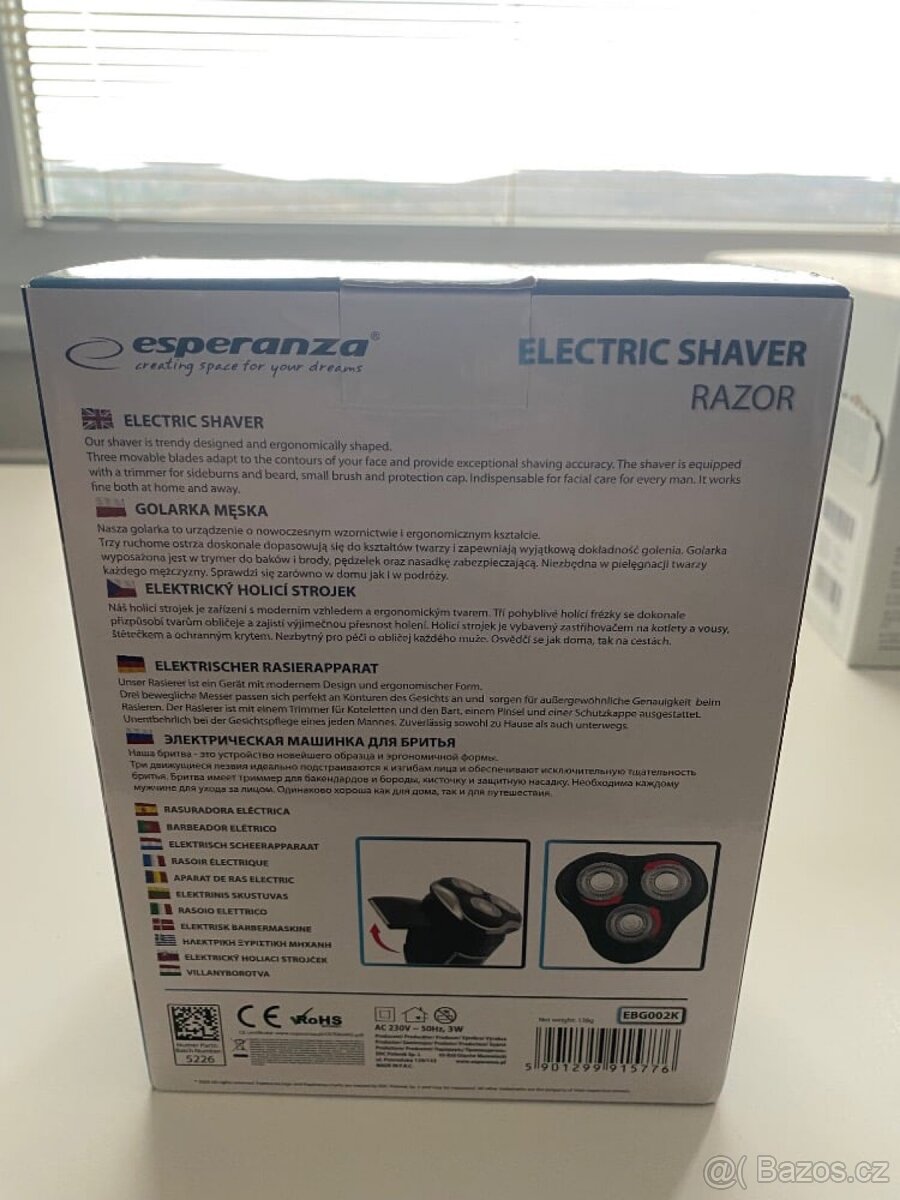 Holicí strojek Esperanza - 2