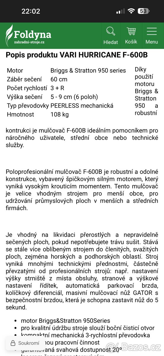 Vari Hurricane F600B - 2