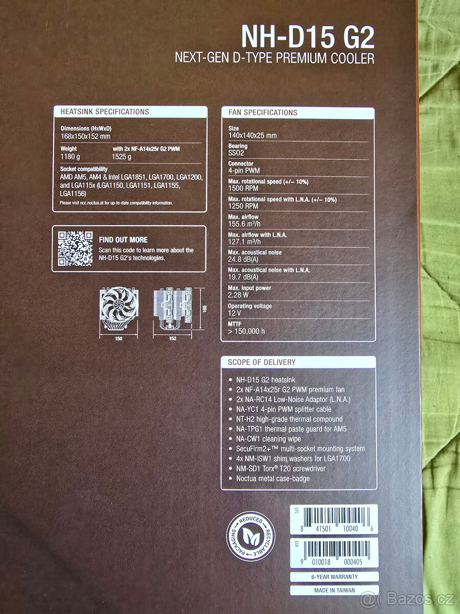 Noctua NH-D15 G2 (AMD a Intel) - 2