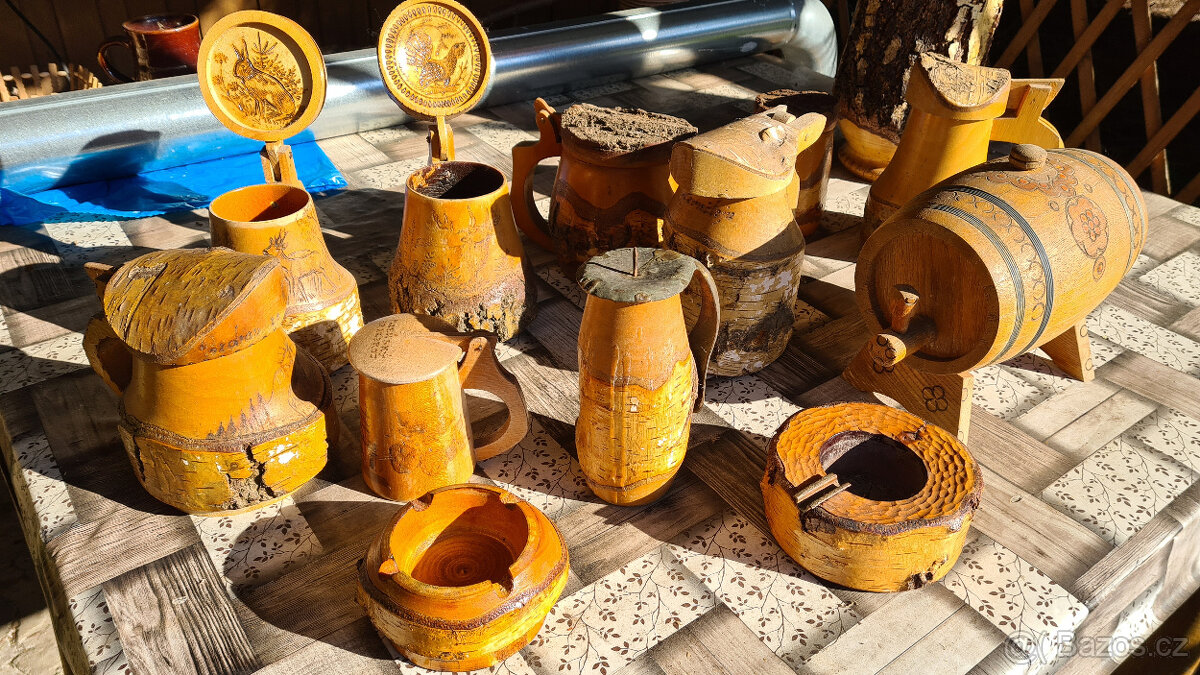 Vyřezané hrnky, půllitry a ostatní - 2