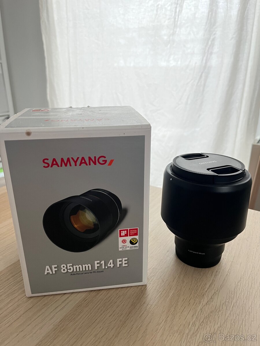 SAMYANG 85 mm f/1,4 AF FE pro Sony E - 2