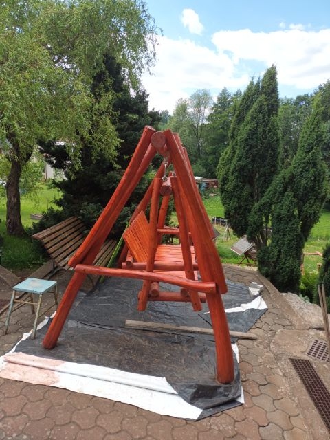 Dřevěná houpačka NOVÁ - 2