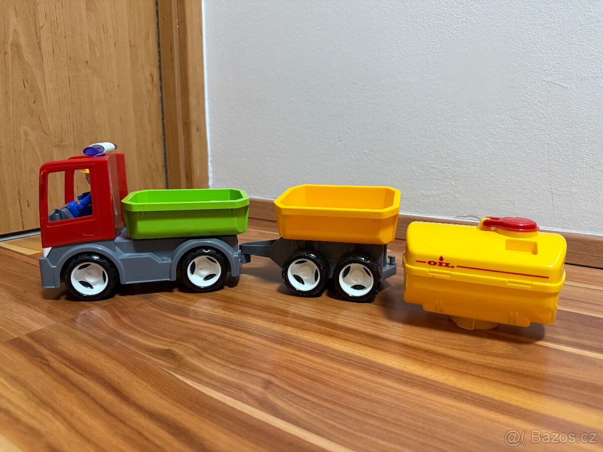 Igráček Multigo nákladní auto s přívěsem cisterna - 2