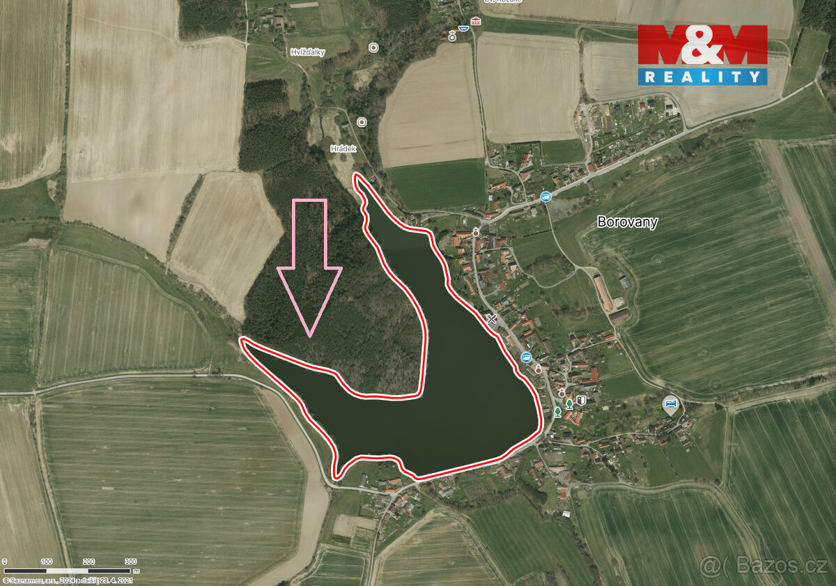 Prodej lesa, 13225 m², Borovany - 2