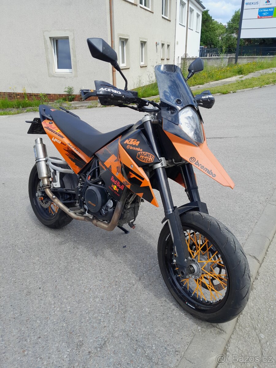 KTM SM 690 LC4 2007, rozprodám po dílech - 2