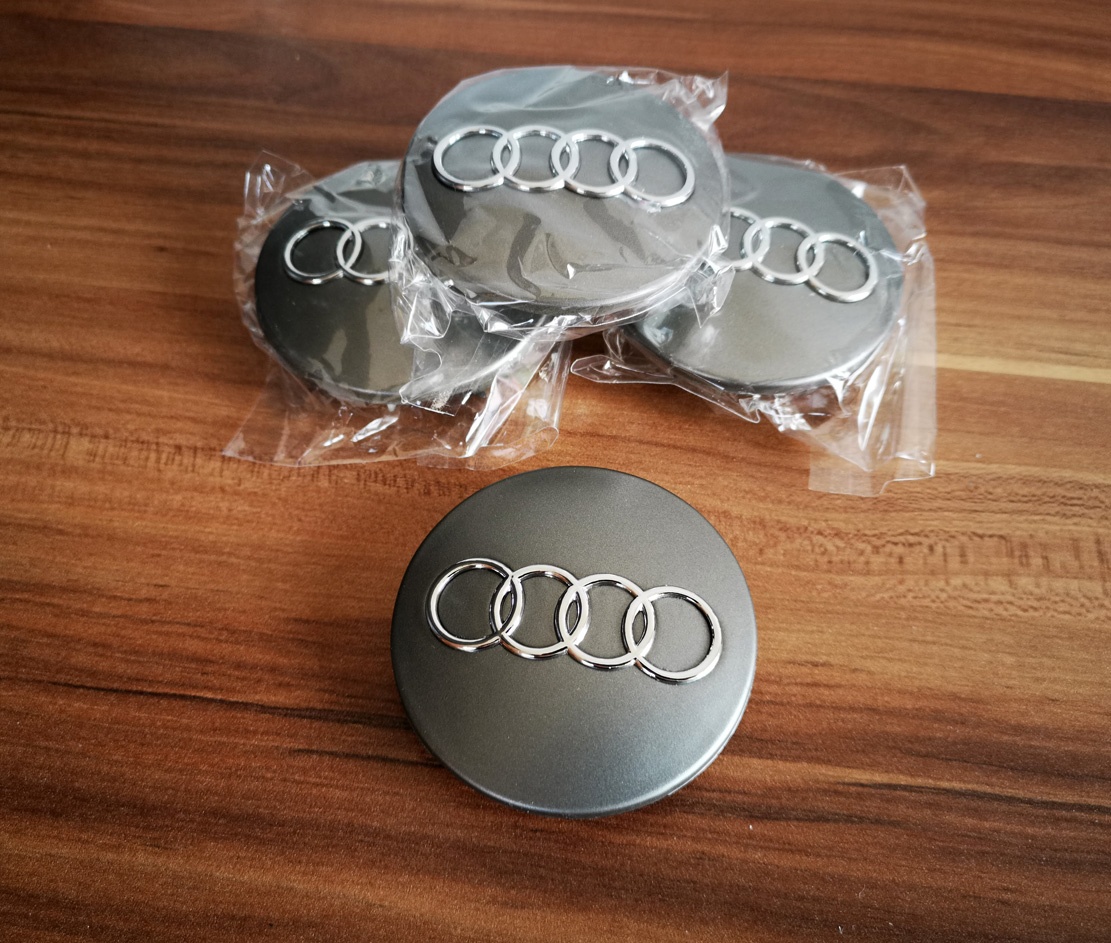 Středové krytky Audi 60mm 61mm 68mm 69mm pokličky - 2