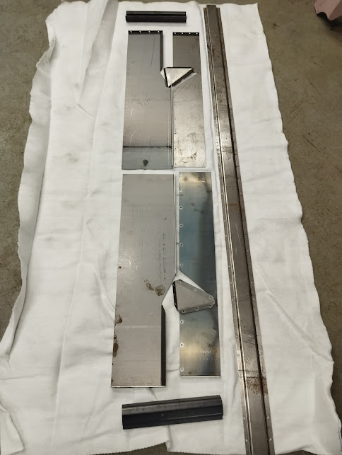 Multicar M27 opravné plechy na podlahu SADA - 2