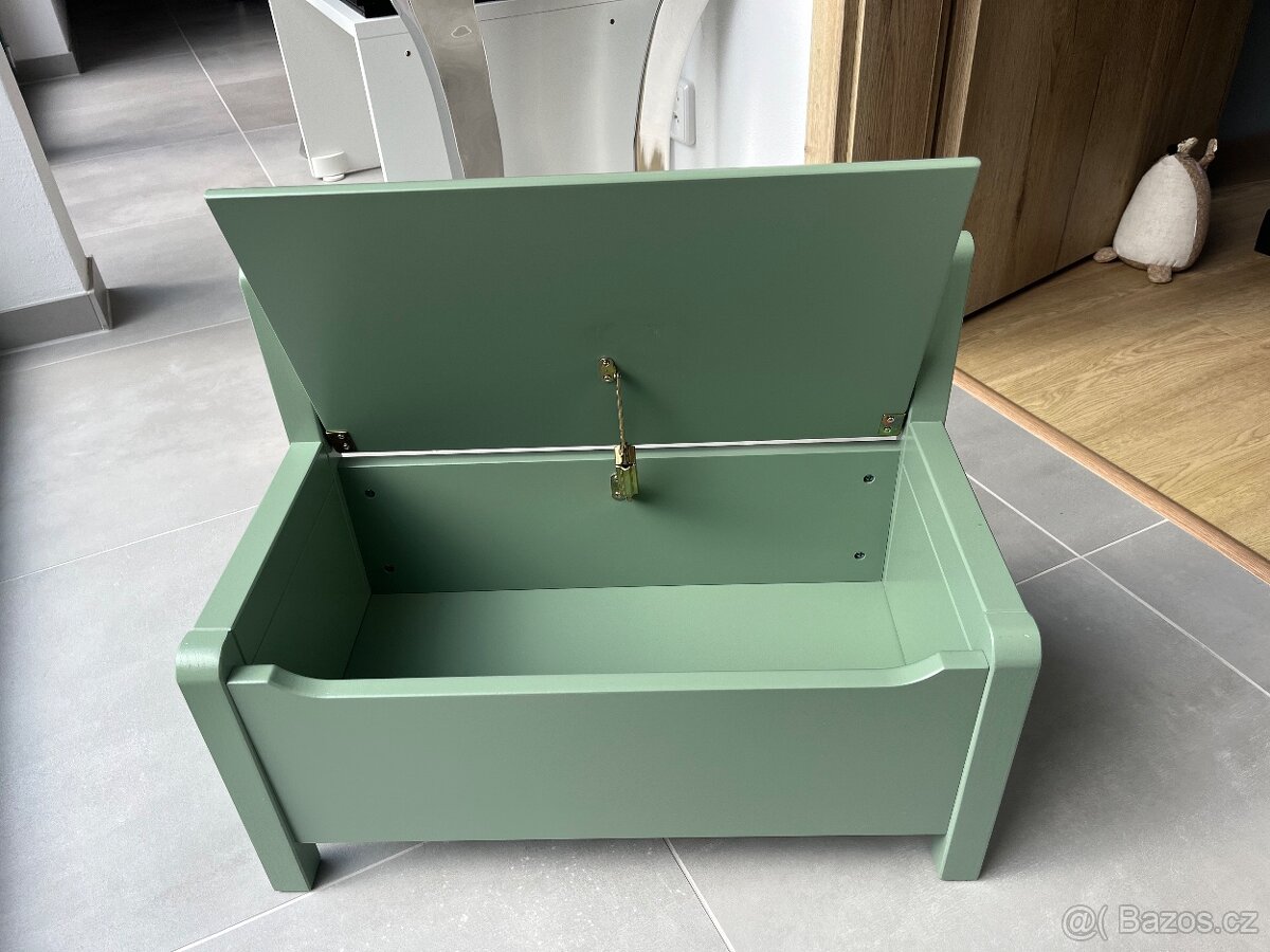 Dětská zelená lavice - 2