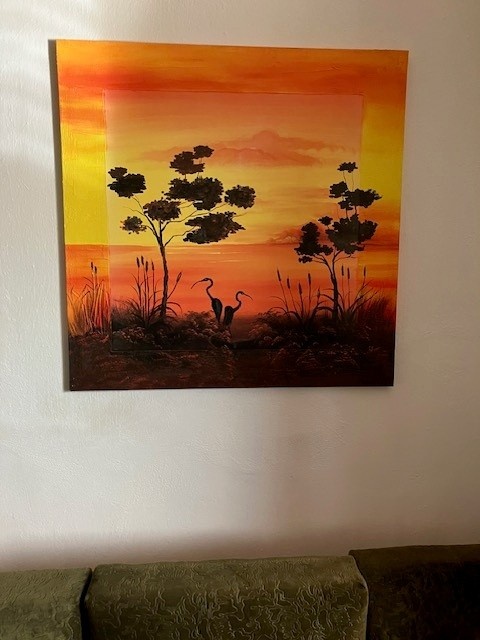 Obraz Savana západ slunce - 2