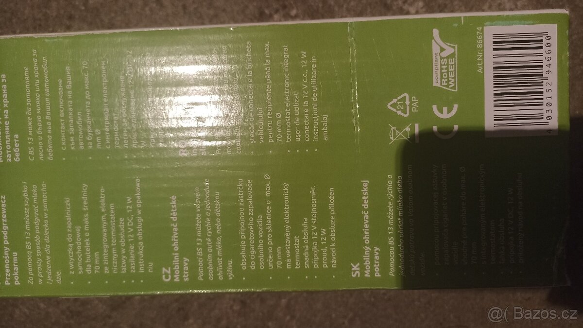 Ohřívač lahví - 2