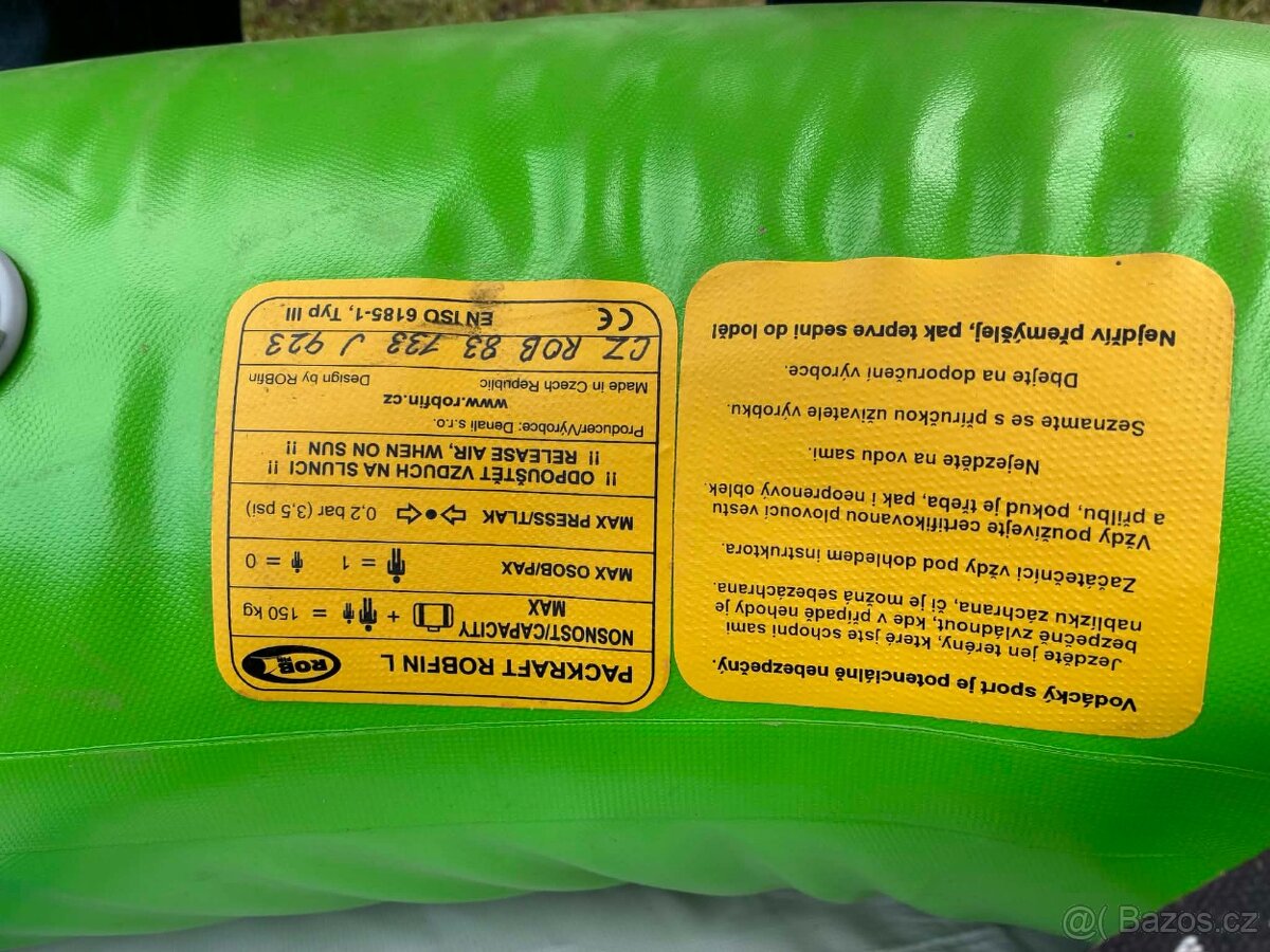 Prodám Packraft Robfin L - 2
