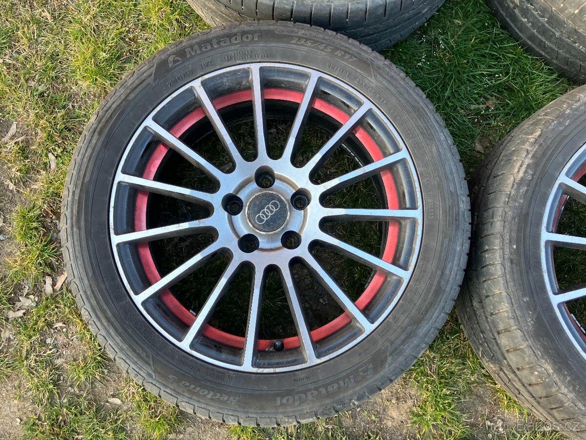 Alu disky 17" 5x112 pneu 235/45 - 2