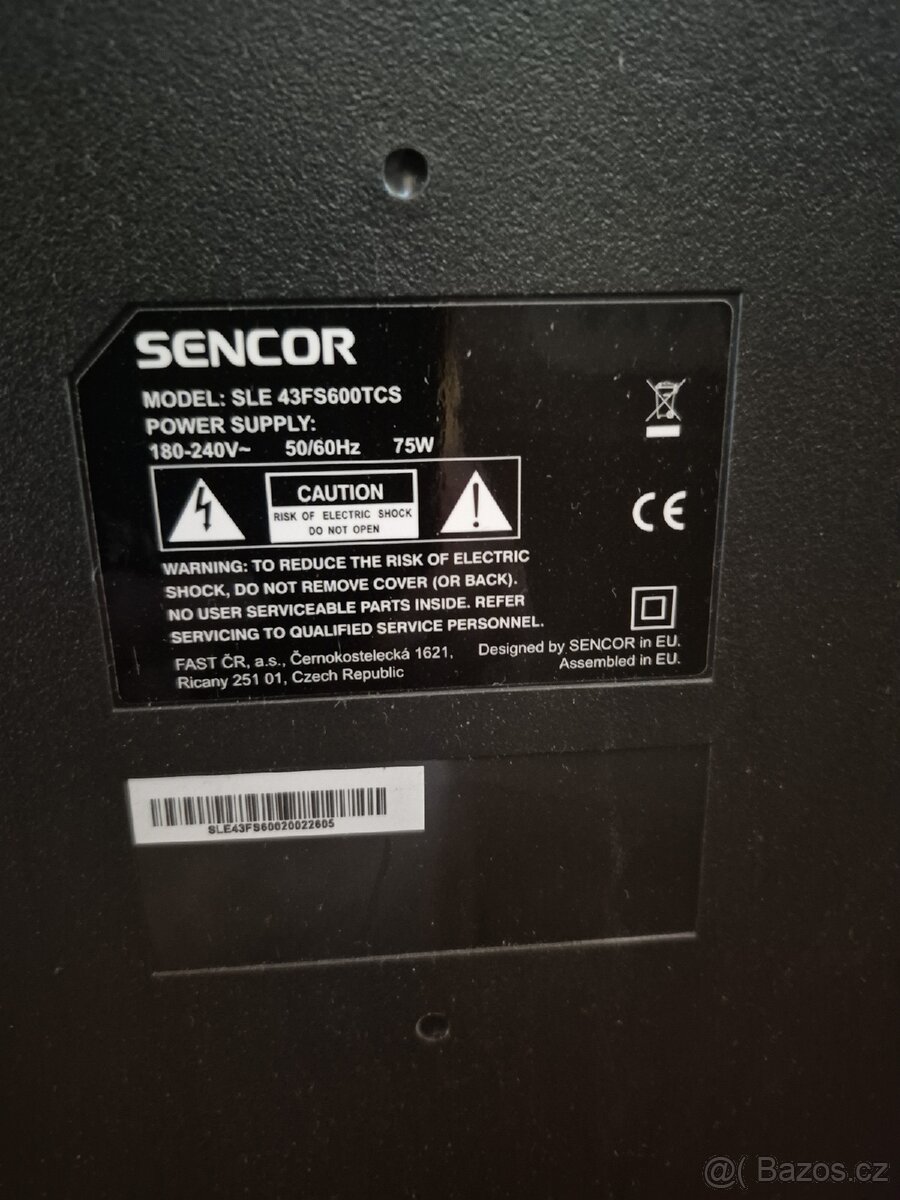 Televize sencor 112cm - 2
