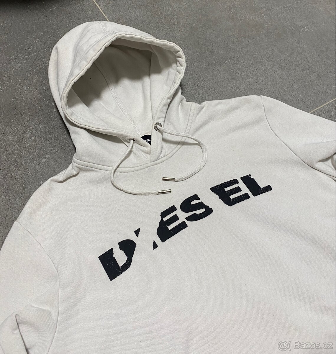 Diesel Destroyed Logo Hoodie - 2